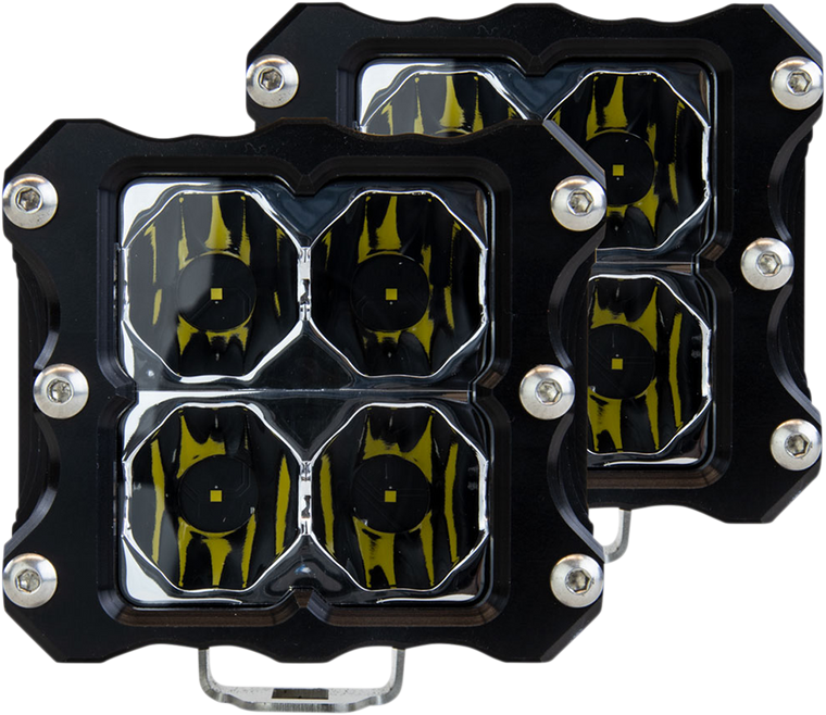 Heretic - LED Quattro Light - Flood - Pair - 6-Series Quattro Light - LB-6SQT122