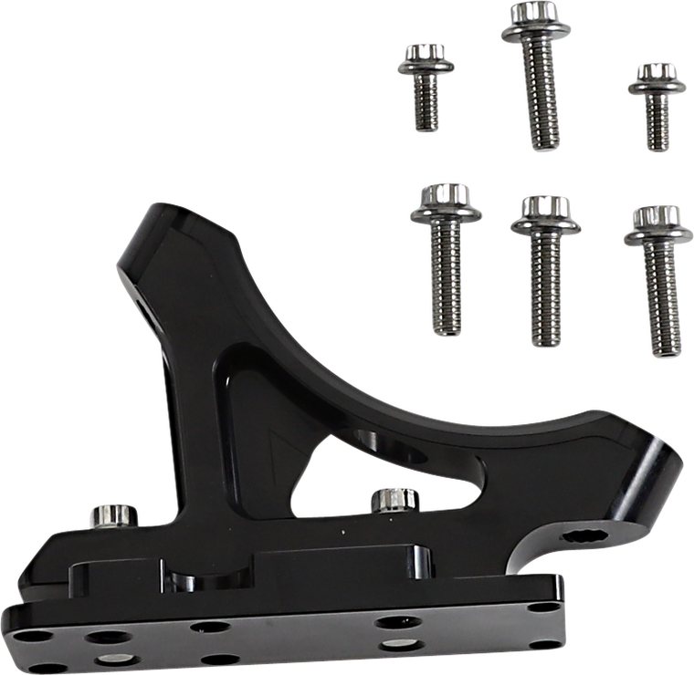Alloy Art - Ambidextrous Caliper Radial Mount - Black - Radial/Ambidextrous Brake Mount - 49RABM-2