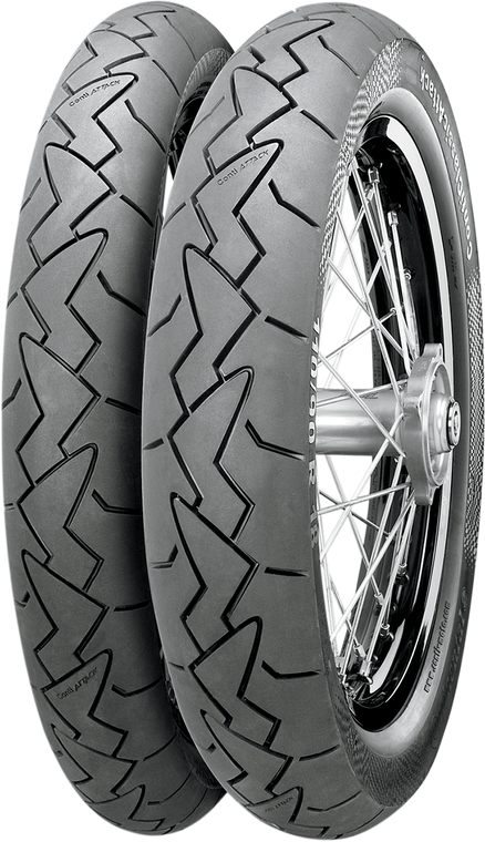 Continental - Tire - ClassicAttack - Front - 90/90R18 - 51V - ClassicAttack Tire  Front - 2443340000