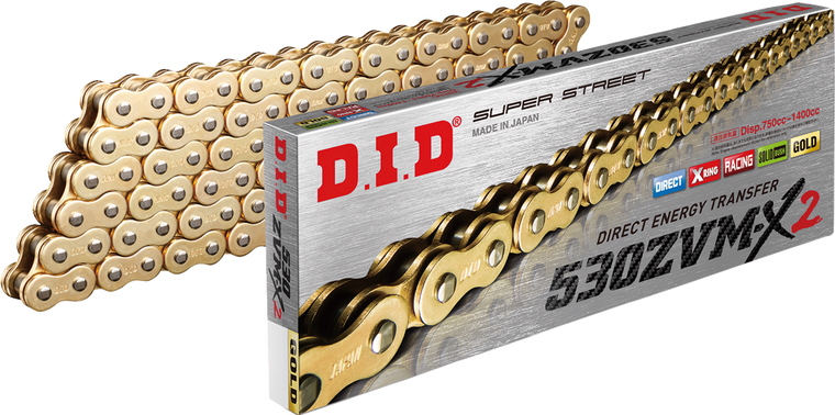 Did - 530 ZVM-X2 Chain - Gold - 120 Links - 530 ZVM-X2 Chain - 530ZVMX2G120