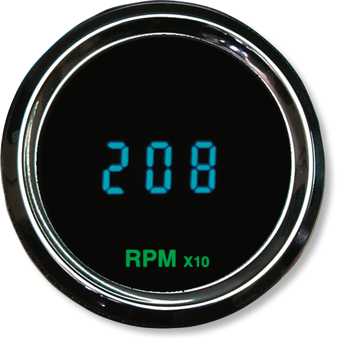 Dakota Digital - 3027 Odyssey II Tachometer - Resolution 10 RPM - 2.0625" - 3000 Series Digital Tachometer - HLY-3027