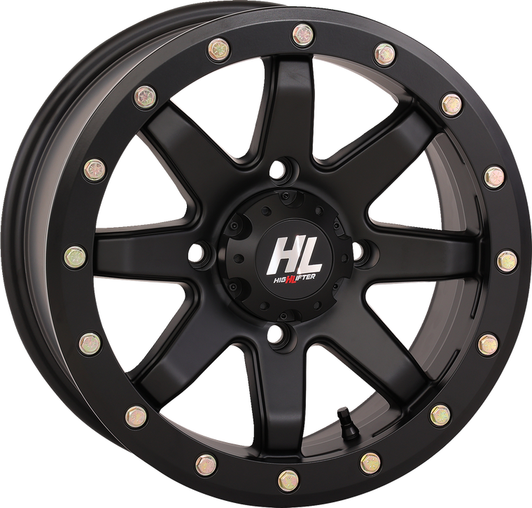 High Lifter - Wheel - HL9 Beadlock - Rear - Matte Black - 15x10 - 4/156 - 5+5 - HL9 Beadlock Wheel - 15HL09-14561