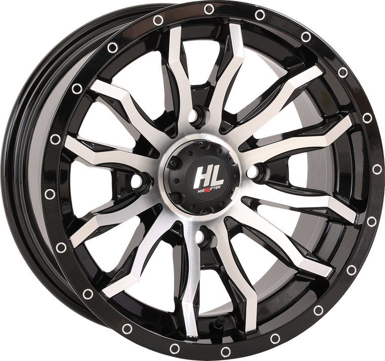 High Lifter - Wheel - HL21 - Front/Rear - Gloss Black w/Machined - 20x7 - 4/137 - 4+3 (+10 mm) - HL21 Wheel - 20HL21-1137