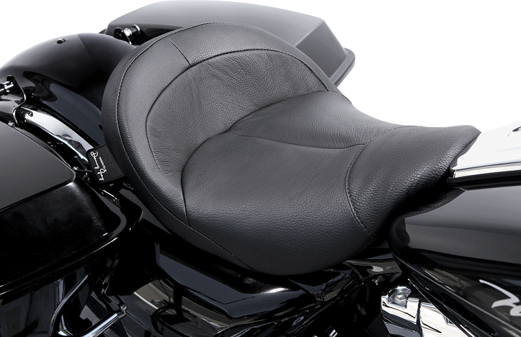 Danny Gray - BigIST Solo Seat - Black Leather - FL '08-'20 - BigIST Solo Seat  BigIST - FA-DGE-0270