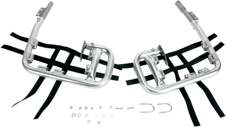 Dg Performance - Nerf Bars - TRX90 - Natural/Black - Alloy Nerf Bars - 60-2102