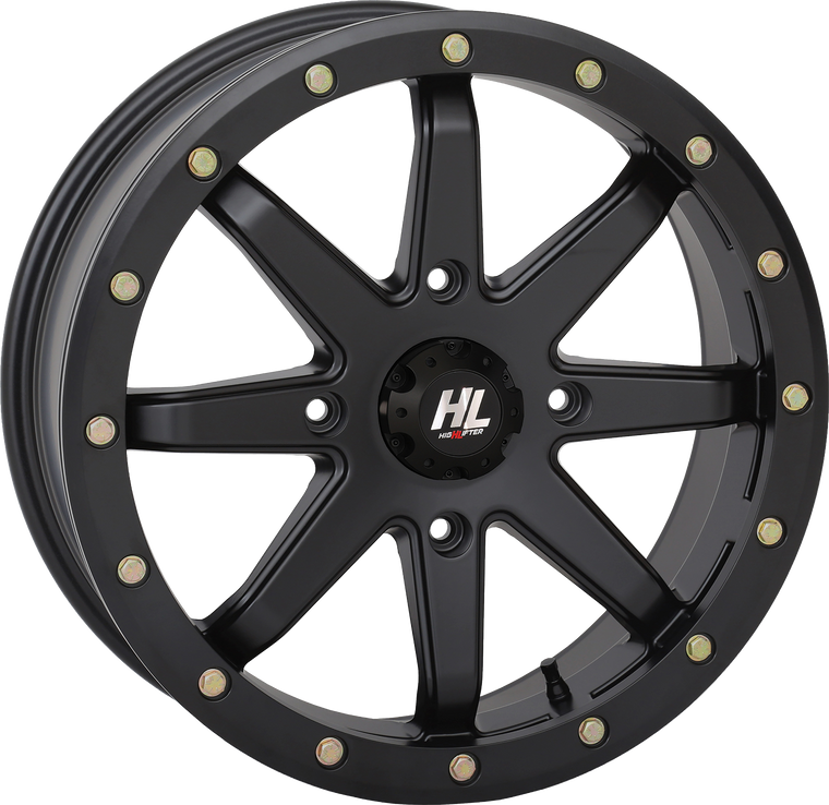 High Lifter - Wheel - HL9 Beadlock - Front/Rear - Matte Black - 18x7 - 4/156 - 6+1 (+45 mm) - HL9 Beadlock Wheel - 18HL09-1457