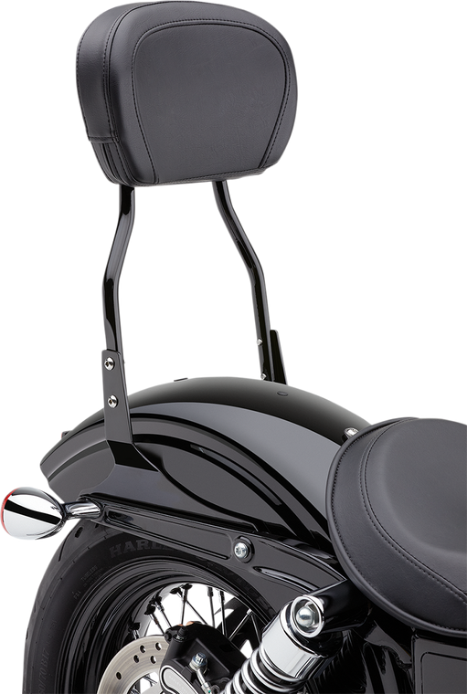 Cobra - Round Sissy Bar - Short - Black -  Sportster - Round Sissy Bar - 602-1253B