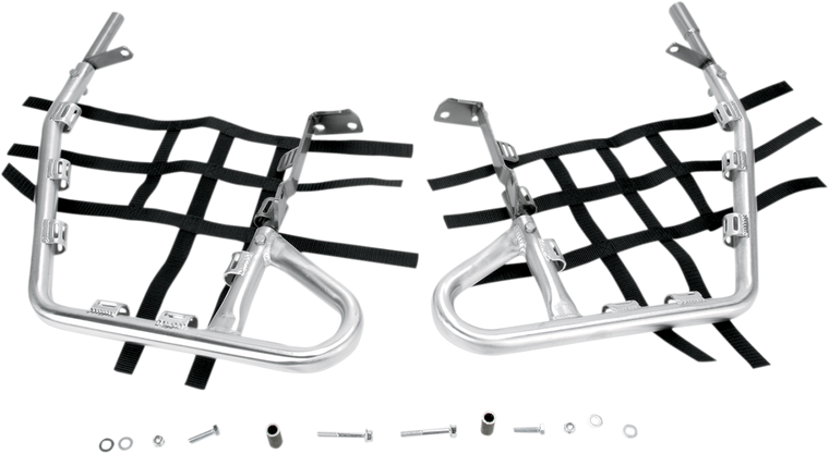 Dg Performance - Nerf Bars - TRX 450R - Natural/Black - Alloy Nerf Bars - 60-2450