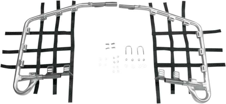 Dg Performance - Nerf Bars - YFZ 450 - Natural/Black - Alloy Nerf Bars - 60-4450