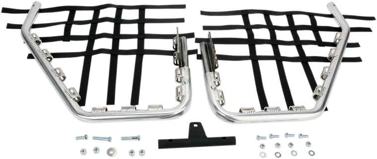 Dg Performance - Nerf Bars - YFM 700R - Natural/Black - Alloy Nerf Bars - 60-4475