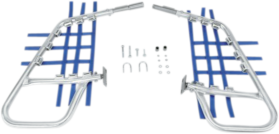 Dg Performance - Nerf Bars - LT-R 500 - Natural/Blue - Alloy Nerf Bars - 60-6210