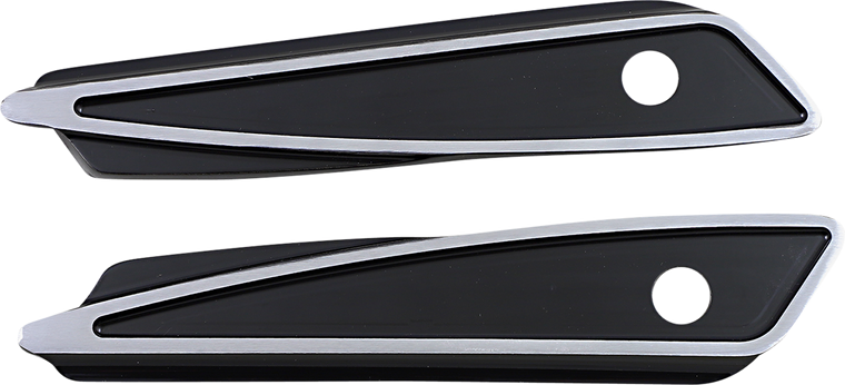 Covingtons - Saddlebag Hinge Cover - Ripper - Black - Saddlebag Hinge Covers - C1810-B