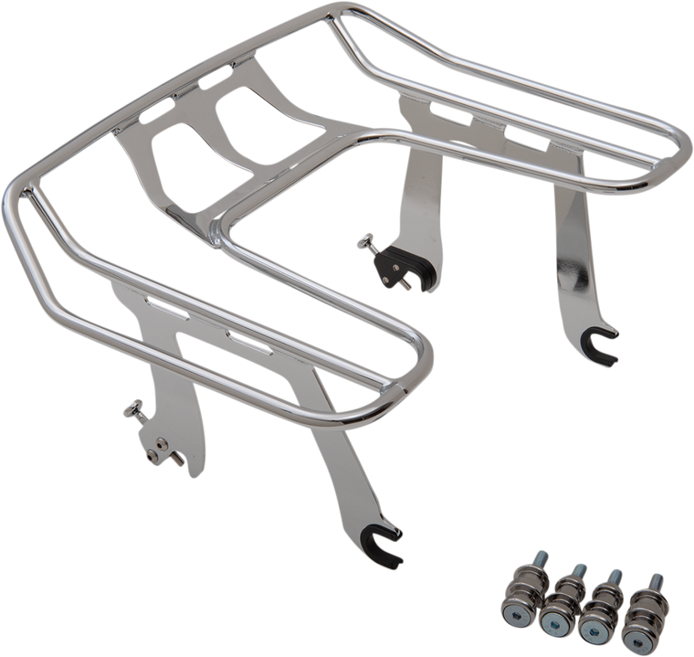 Cobra - Detachable Wrap Around Rack - FLSB - Chrome - Big Ass Detachable Wrap Around Rack - 602-2615