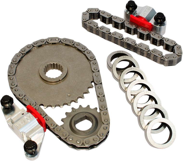 Feuling Oil Pump Corp. - Chain Kit - Twin Cam - OE+ Hydraulic Cam Chain Tensioner Conversion Kit - 8081
