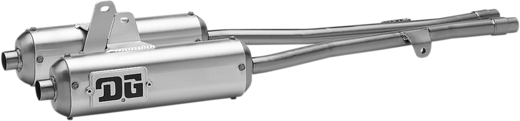 Dg Performance - Type II Silencer - Type II Oval ATV Silencer - 20-4311