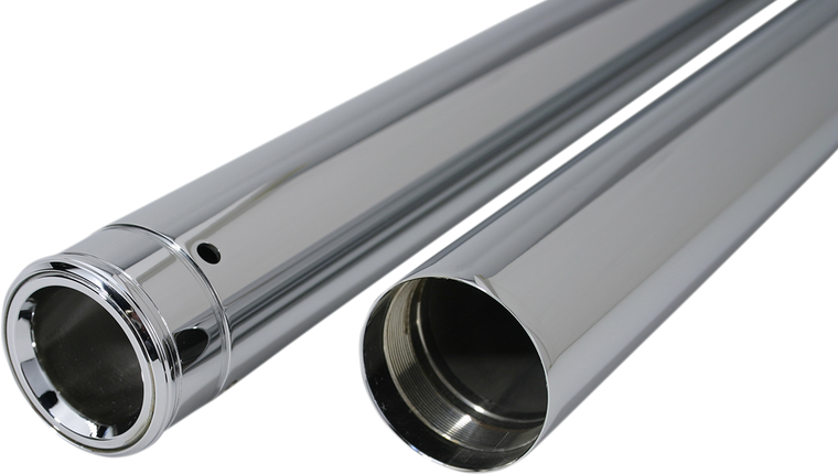 Custom Cycle Engineering - Show Chrome Fork Tubes - 39 mm - 24.25" - Show Chrome Fork Tubes - T1345