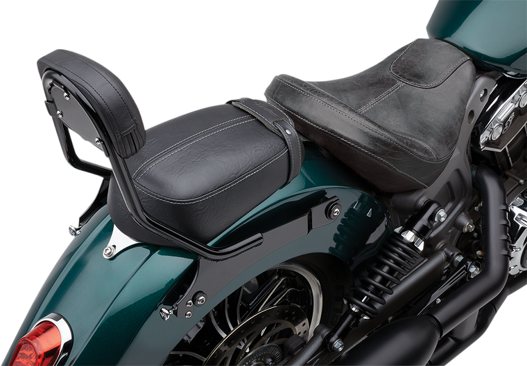 Cobra - Detachable Backrest  - Black - Solo Seat - Scout - Detachable Backrest Kit - 502-2211B Cobra - Detachable Backrest  - Black - Solo Seat - Scout - Detachable Backrest Kit - 502-2211B