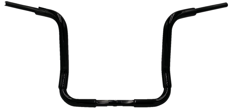 Fat Baggers Inc. - Handlebar - Rounded Top - 14" - Black - 1-1/2" EZ Install Rounded Top Handlebar - 813014-B