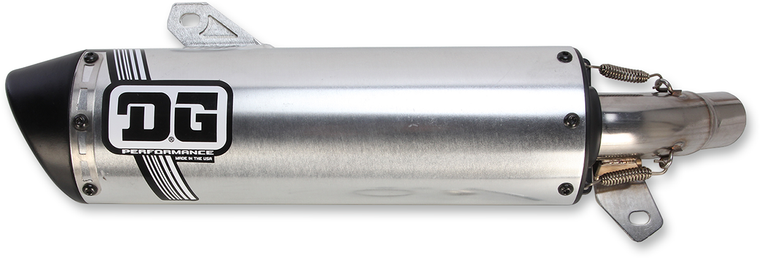 Dg Performance - V2 Exhaust - V2 Slip-On Muffler - 073-2145