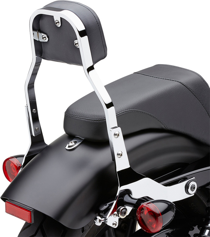 Cobra - Backrest Kit - 11" - Chrome - Softail - Detachable Backrest Kit - 602-2021