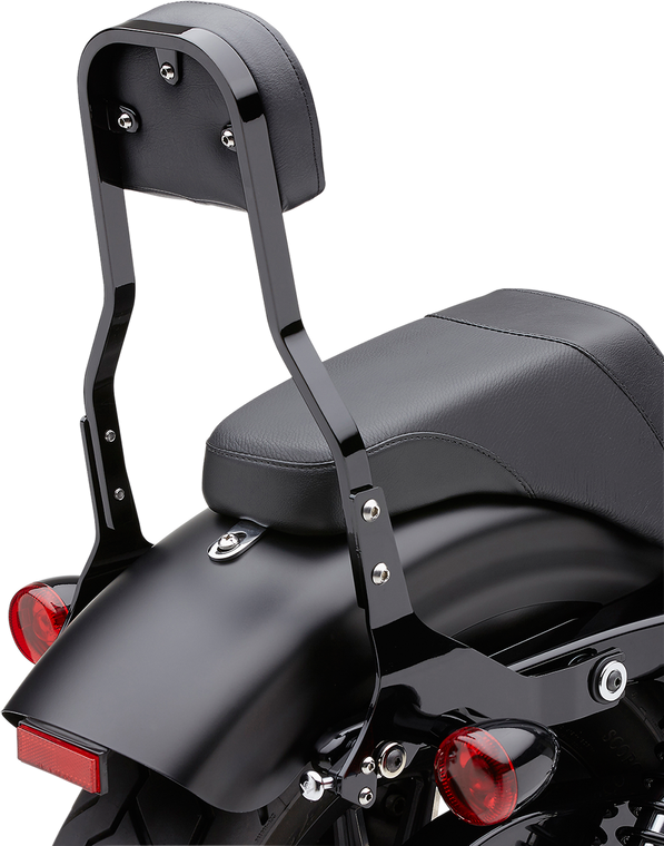 Cobra - Backrest Kit - 14" - Black - Softail - Detachable Backrest Kit - 602-2041B