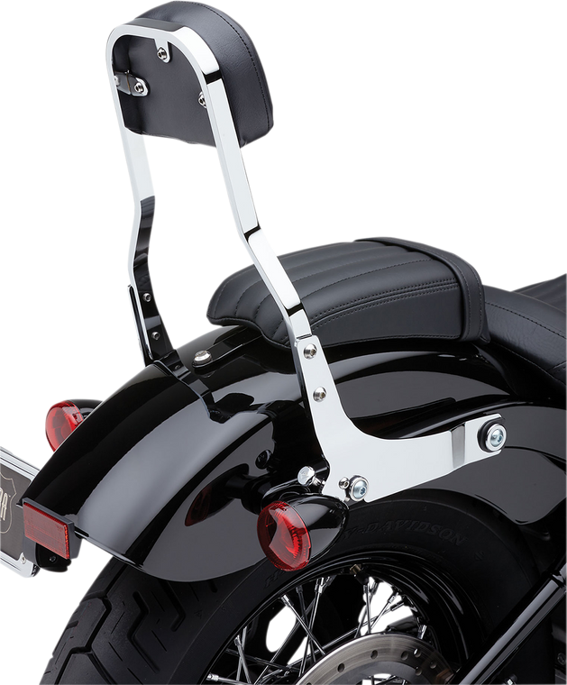 Cobra - Backrest Kit - 14" - Chrome - Softail - Detachable Backrest Kit - 602-2042