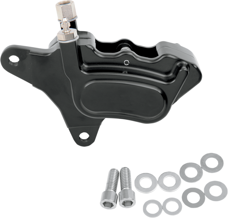 Gma Engineering By Bdl - Front Caliper - SD84-99 - Smooth Black - Millenium Series 4-Piston Caliper - GMA-400FSB