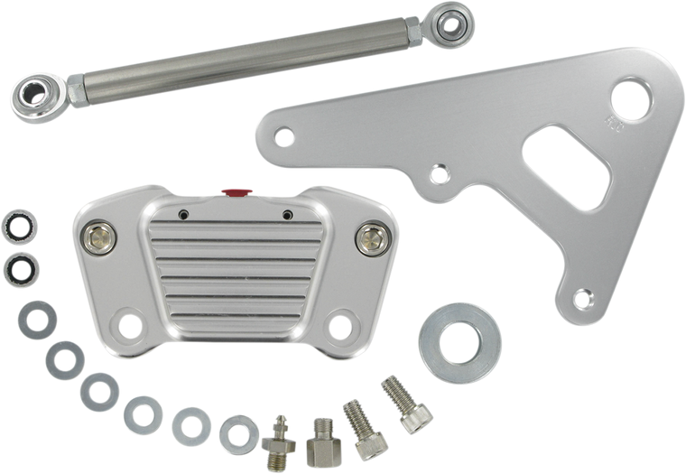 Gma Engineering By Bdl - Rear Caliper - 10" Rotor - Clear Anodized - Custom Billet Aluminum Rear Brake Caliper - GMA-R10