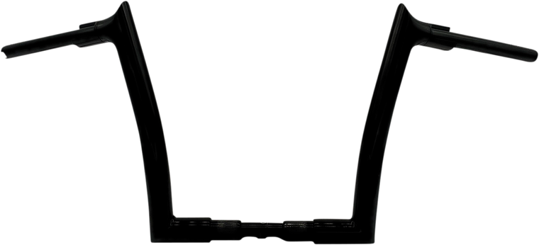 Fat Baggers Inc. - Handlebar - Pointed Top - 12" - Black - 1-1/2" EZ Install Pointed Top Handlebar - 808012-B