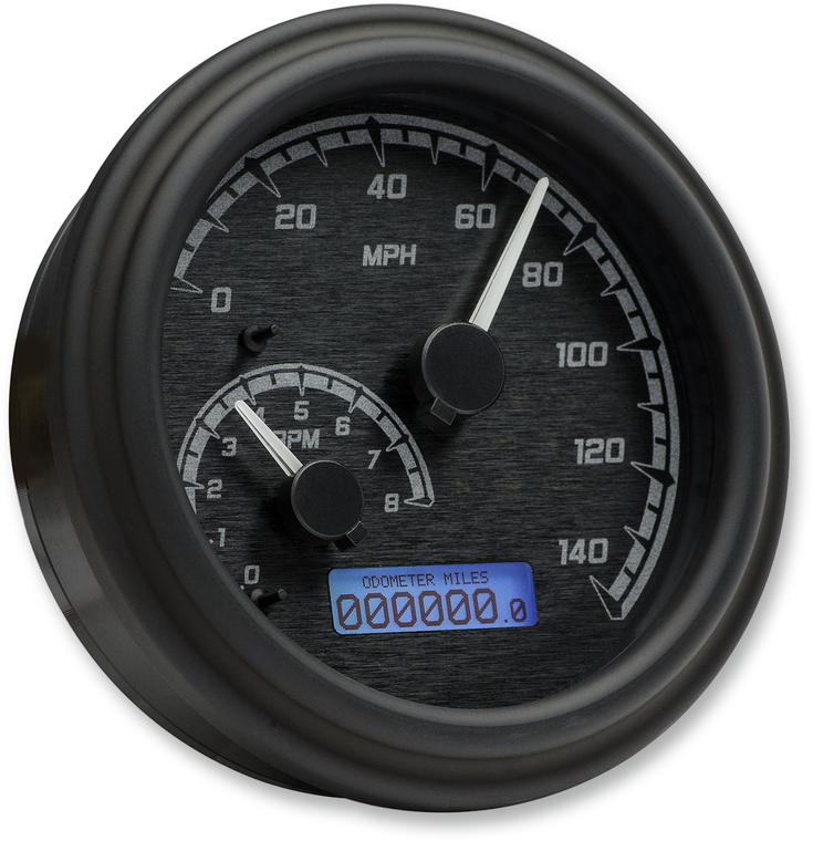 Dakota Digital - MXV Series Analog Gauge System - Black/Gray/Black - MVX Series Analog Gauge System  2011KGK Model - MVX-2011-KG-K