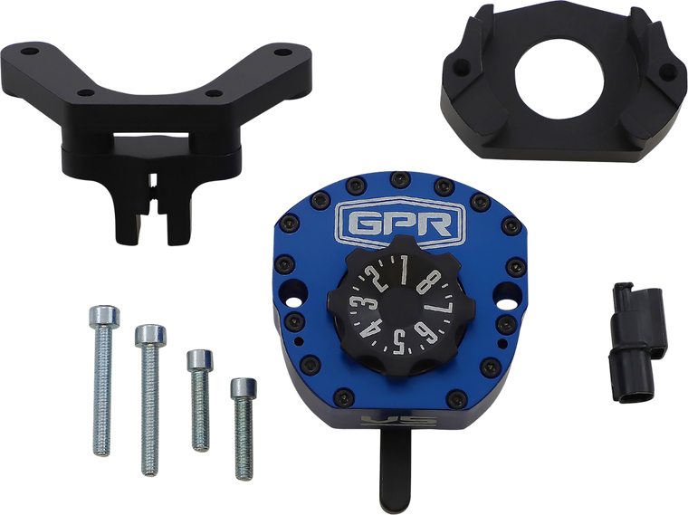 Gpr - V5-S Steering Damper - Blue - GSXR1000 - V5-S Steering Damper - 5-5011-4047B Gpr - V5-S Steering Damper - Blue - GSXR1000 - V5-S Steering Damper - 5-5011-4047B