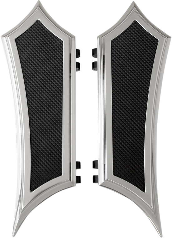 Accutronix - Driver Instigator Floorboards - Chrome - Instigator Extended Floorboards - FBF01-IC