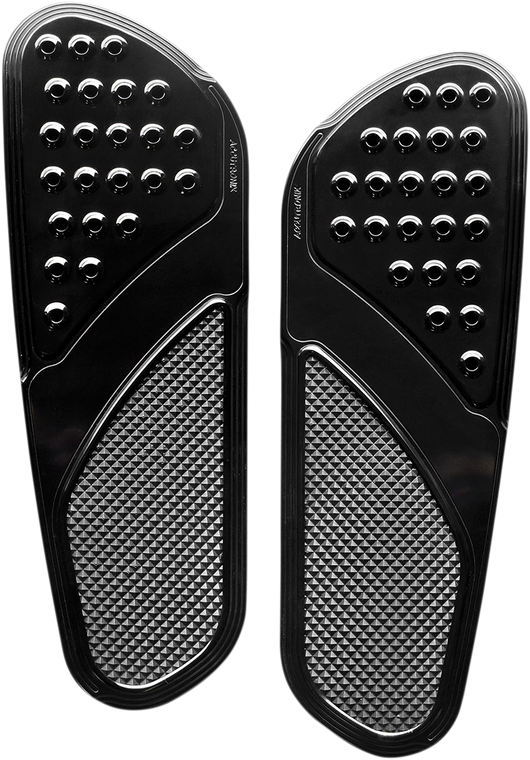 Accutronix - Front Floorboards - Extended - Black - Drilled - Vintage - Chief - Front Floorboards - FBF91-DVB