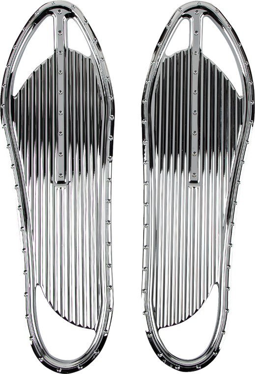 Covingtons - Floorboard - Dimpled - Chrome - Floorboards - C1334-C