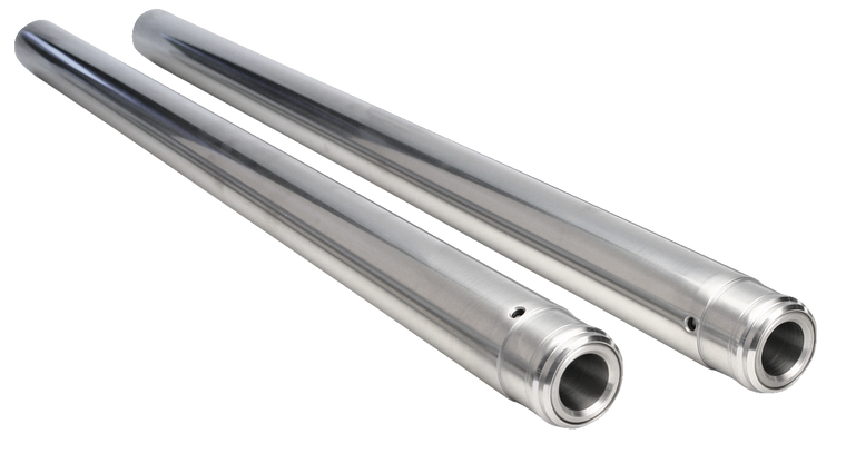 Custom Cycle Engineering - Hard Chrome Fork Tubes - 49 mm - 25.875" - Hard Chrome Fork Tubes - 710015