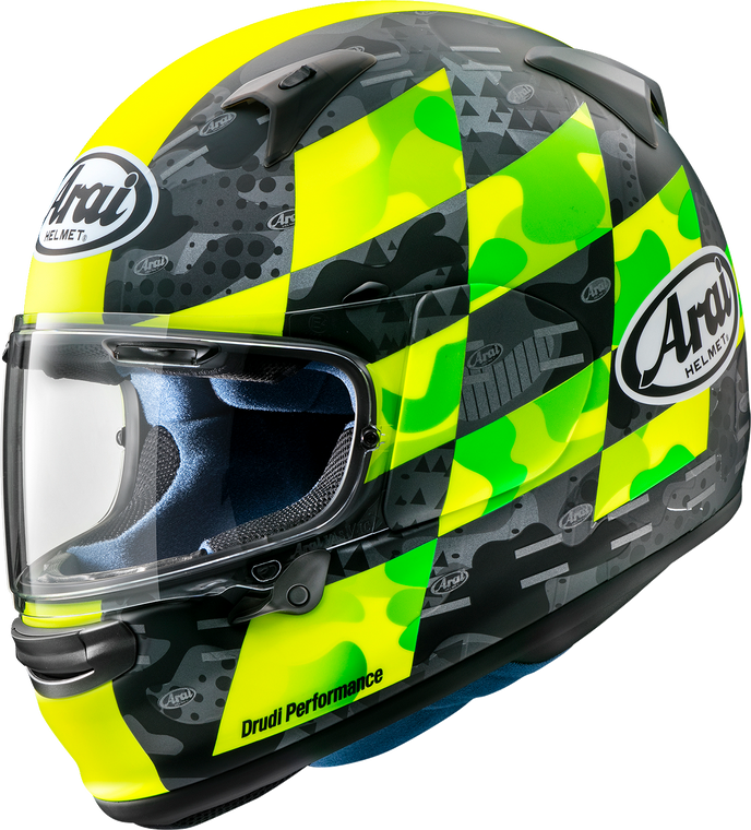 Arai Helmets - Regent-X Helmet - Patch - Yellow Frost - 2XL - Regent-X Patch Helmet - 0101-15832