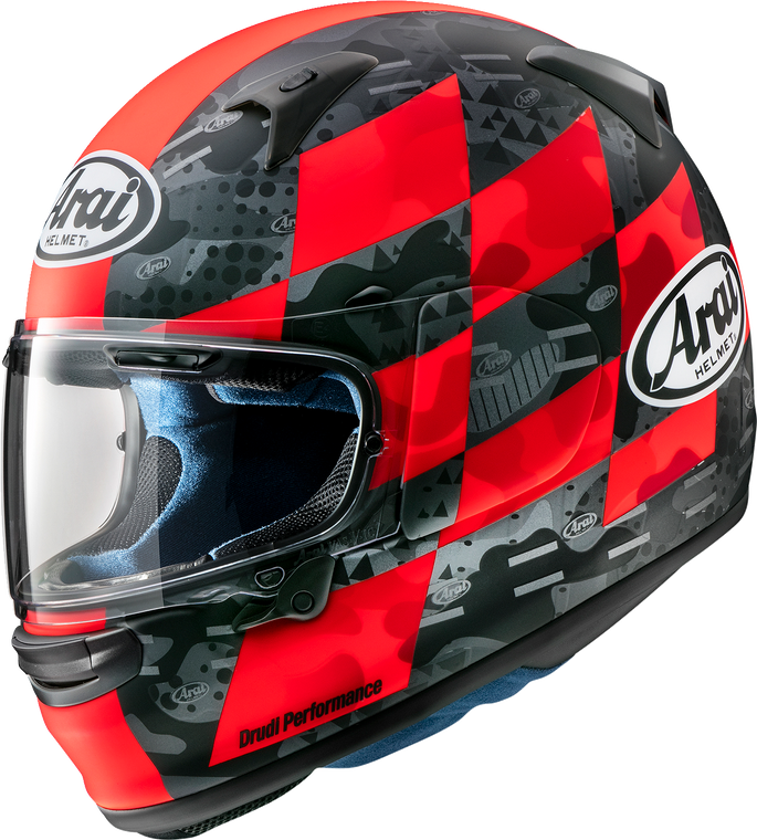 Arai Helmets - Regent-X Helmet - Patch - Red Frost - Large - Regent-X Patch Helmet - 0101-15836