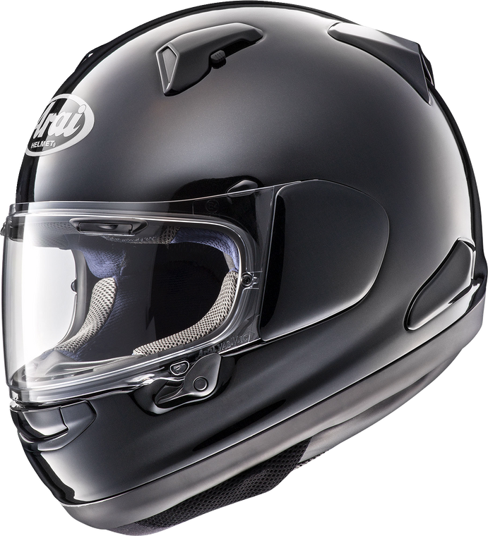 Arai Helmets - Quantum-X Helmet - Diamond Black - Large - Quantum-X Solid Helmet - 0101-15721
