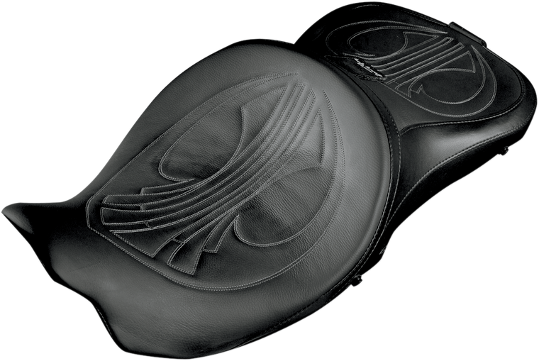 Danny Gray - Longhaul Air Seat - 2Up - XL - FL '08-'20 - Airhawk Longhaul 2-Up Seat With Driver's Backrest Capability - 21-413DAIR