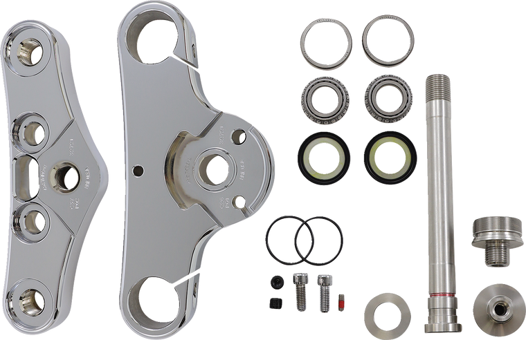 Hawg Halters - Triple Tree Kit - Chrome - 49 mm - 49 mm Triple Tree - 49WGCR6-ST18