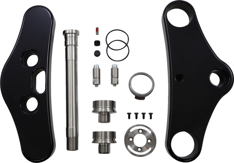 Hawg Halters - Triple Tree Kit - Black - 49 mm - 49 mm Triple Tree - 49WGAR6-HFS