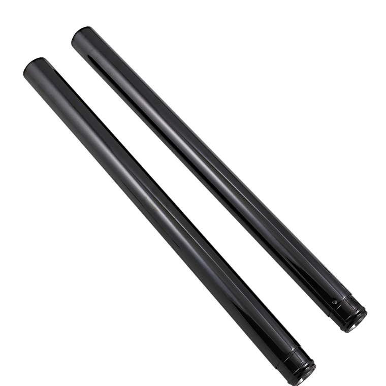 Custom Cycle Engineering - Black Diamond-Like Inverted Fork Tubes - 43 mm - +4" Length - Black Diamond-Like Fork Tubes - 710077