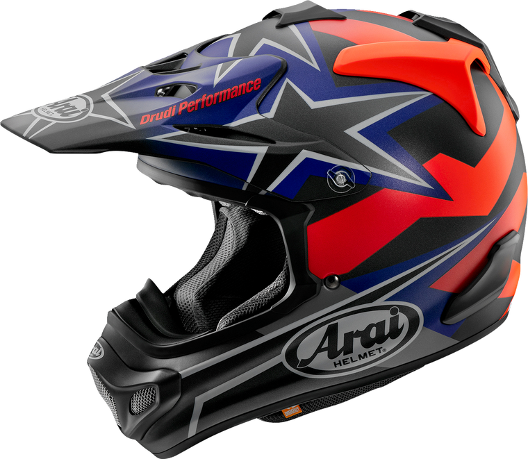 Arai Helmets - VX-Pro4 Helmet - Stars & Stripes - Black Frost - XS - VX-Pro4 Stars & Stripes Helmet - 0110-8206