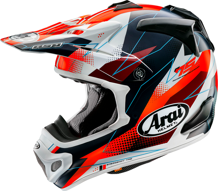 Arai Helmets - VX-Pro4 Helmet - Resolute - Red - Small - VX-Pro4 Resolute Helmet - 0110-8478