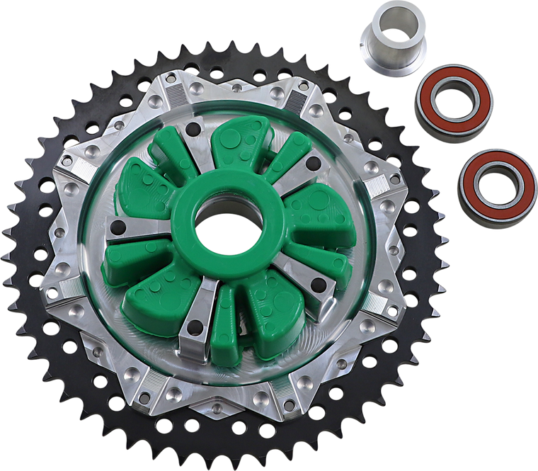 Alloy Art - Cush Drive Sprocket - Black - 53 Tooth - Cush Drive Chain Sprocket - G2CC53-31