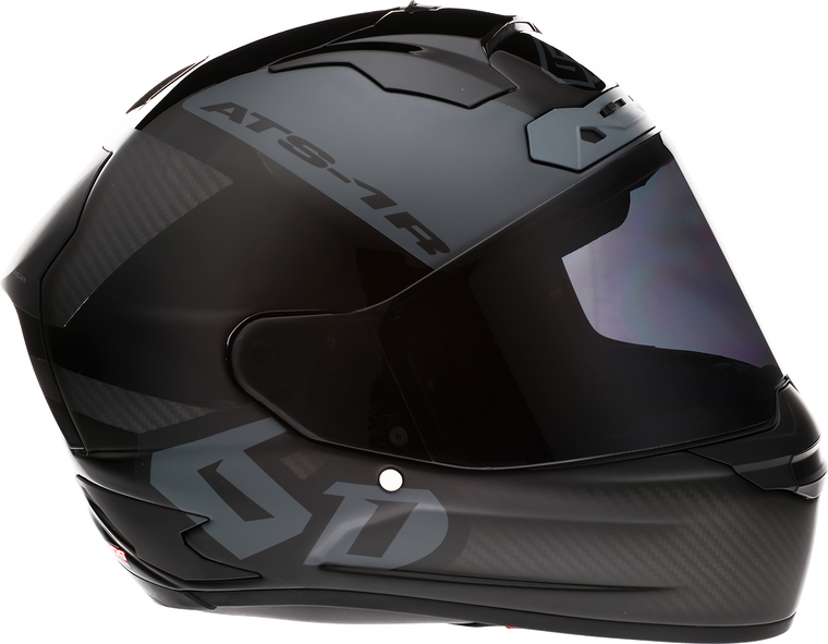 6d Helmets - ATS-1R Helmet - Wyman - Black/Gray - 2XL - ATS-1R Wyman Helmet - 30-0709
