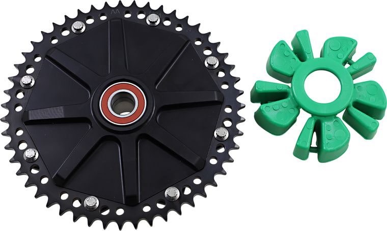 Alloy Art - Cush Drive Sprocket - Black - 51 Tooth - Cush Drive Chain Sprocket - G2CC51-11