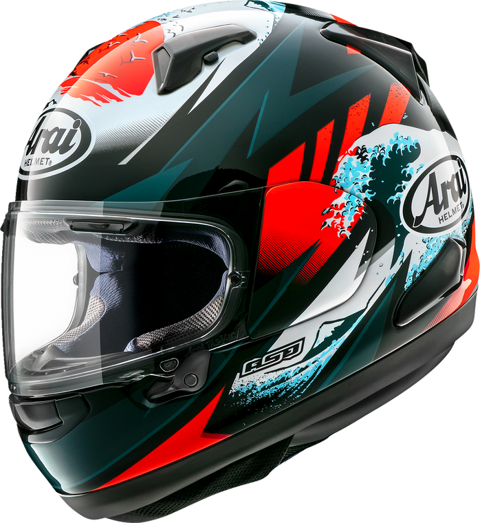 Arai Helmets - Quantum-X Helmet - Wave - XS - Quantum-X Wave Helmet - 0101-16004