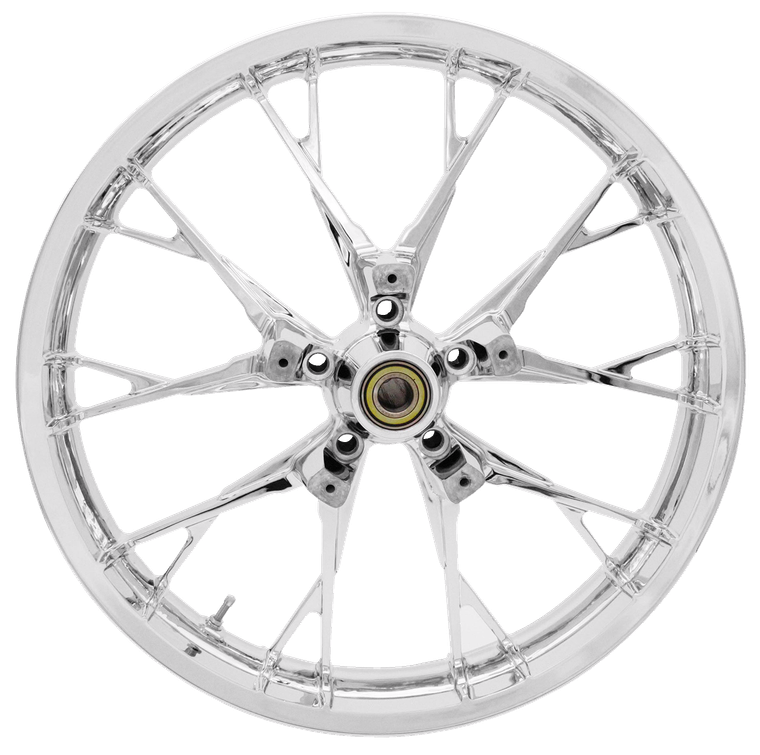 Coastal Moto - Wheel - Marlin - Front - Dual Disc/No ABS - Chrome - 21"x3.50" - Marlin Precision Cast 3D Wheel - 3D-MAR213CH