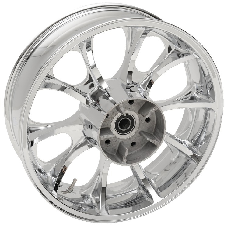 Coastal Moto - Rear Wheel - Largo 3D - Single Disc/No ABS - Chrome - 18"x5.50" - '09+ FL - Largo Precision Cast 3D Wheel  Largo 3D - 3D-LGO185CH Coastal Moto - Rear Wheel - Largo 3D - Single Disc/No ABS - Chrome - 18"x5.50" - '09+ FL - Largo Precision Cast 3D Wheel  Largo 3D - 3D-LGO185CH